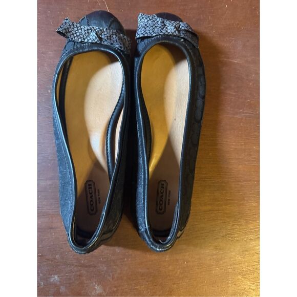 Coach ballet flats size 8 - Picture 5 of 6